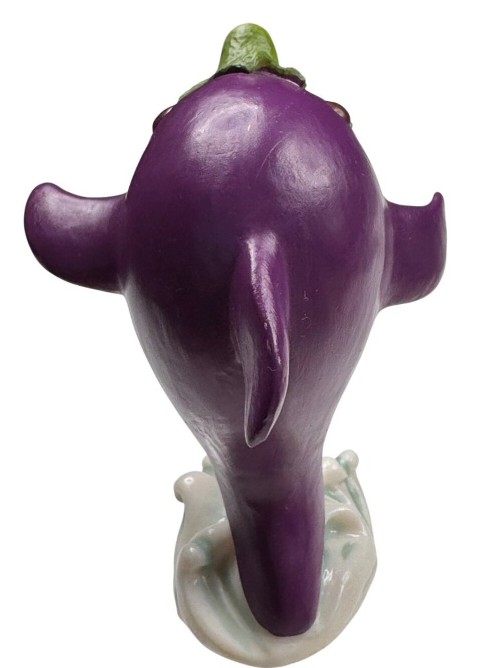 Enesco Home Grown 2007 Eggplant Purple Porpoise #4008129 Resin Retired Rare Gift - Picture 3 of 13